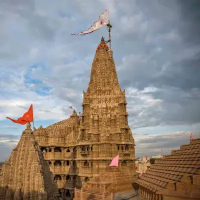 Rajkot to Diu Temple, Lion Safari & Beach Tour in Gujarat