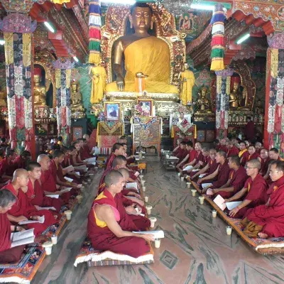 Golden Temple with Colonial Hill Dalhousie & Tibetan Refugees Town Dharamsala