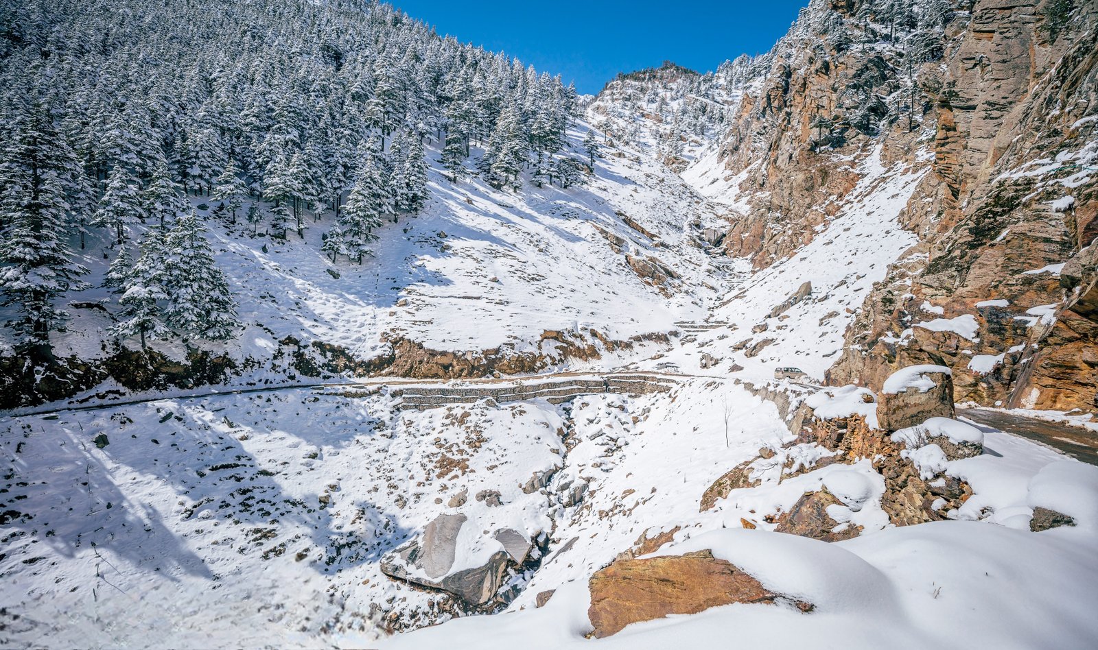 Driving In The Trans Himalayan Mountains